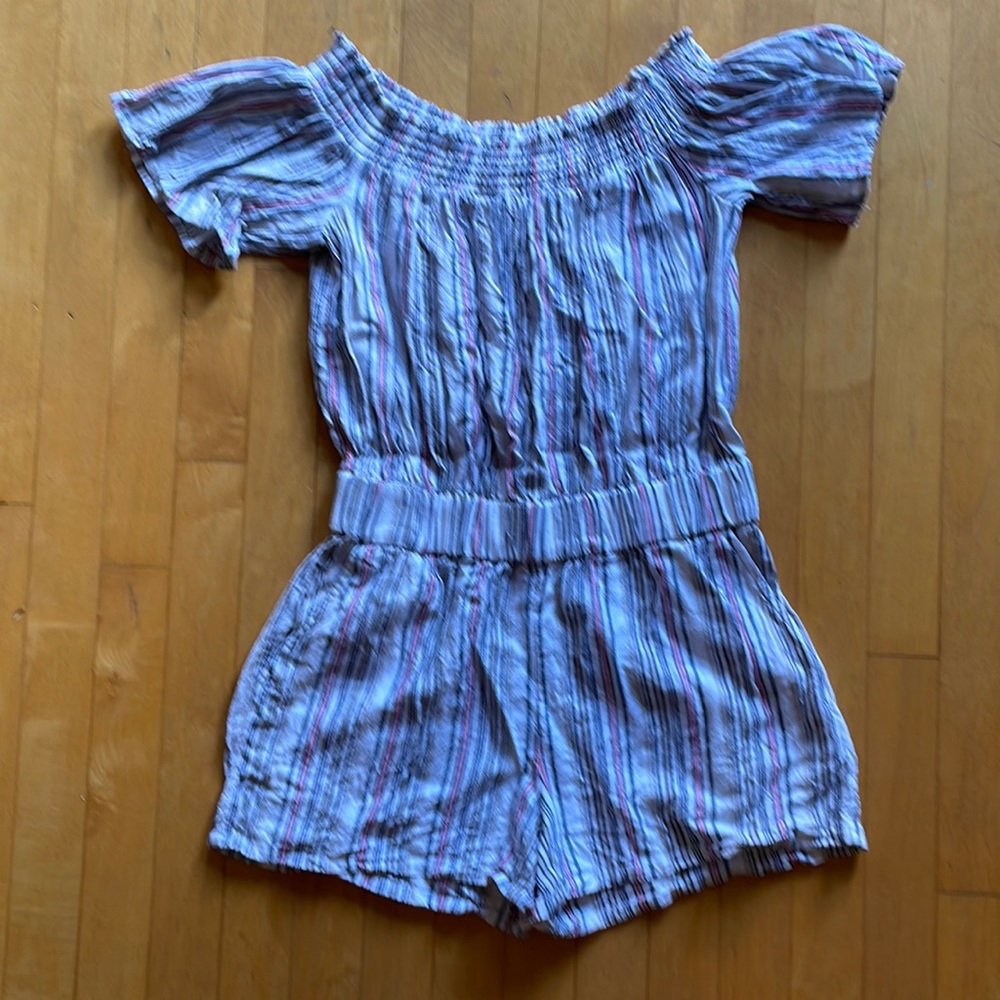 Loft romper with pockets